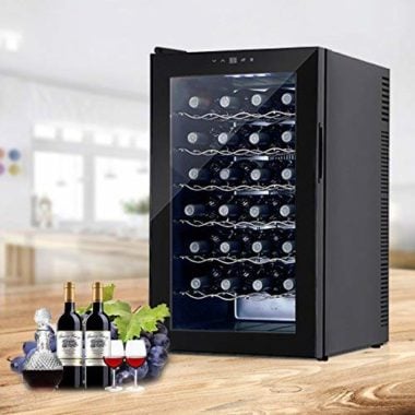 KUPPET BCW-70A 28 Bottles Thermoelectric Freestanding Wine Cooler Wine Cellar