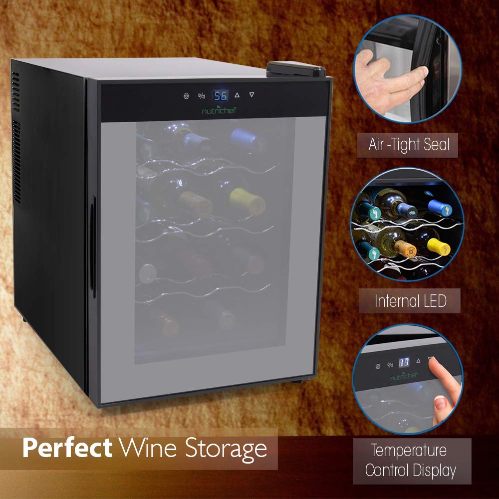 Freestanding Refrigerator With Lcd Display Digital Touch Controls