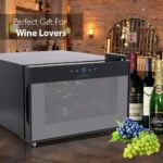 NutriChef PKTEWC806 8 Bottle Thermoelectric Red And White Wine Cooler-Chiller main