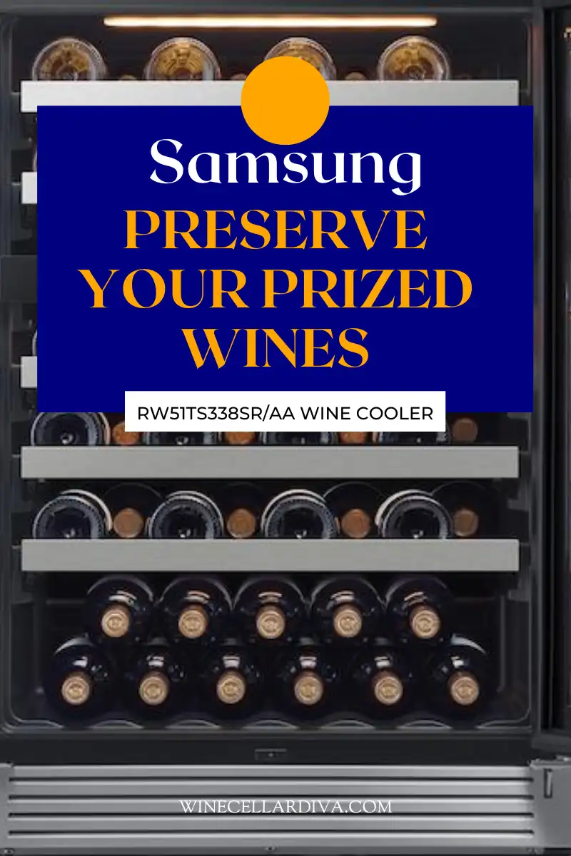 Samsung RW51TS338SR/AA Wine Cooler: Preserve Your Prized Wines