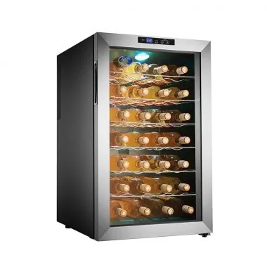 5335 Electro Boss 28 Bottle Thermoelectic Wine Cooler front
