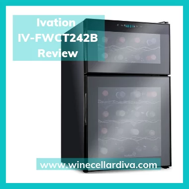 Honest Review of Ivation IV-FWCT242B Wine Cooler | Dual-Zone Cooling System